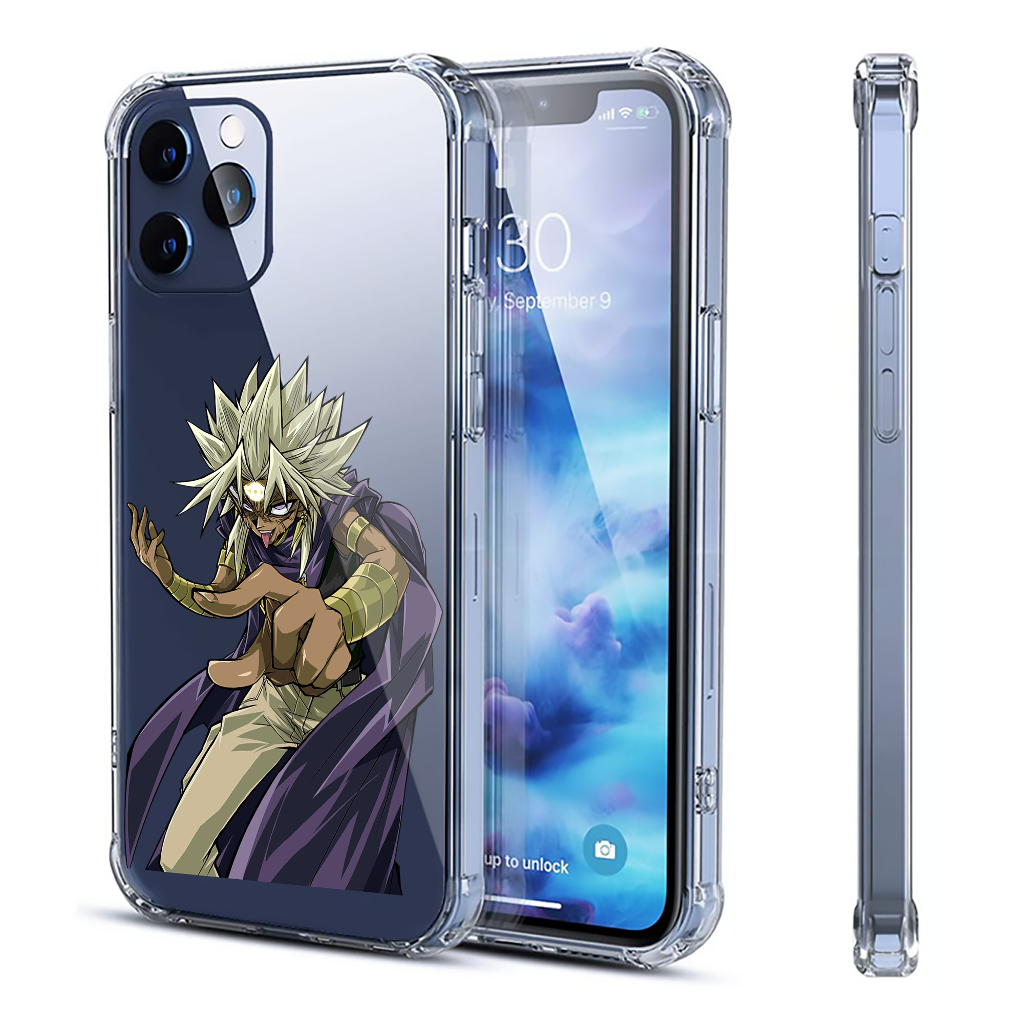 （画像用） 遊☆戯☆王 Yu-Gi-Oh! 【iPhone 12シリーズ対応】透明スマホケース（クリアソフトケース）
